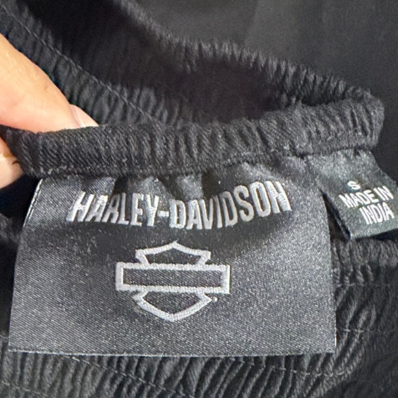 Harley-Davidson Black and Orange Logo Bodysuit - Picture 2 of 3